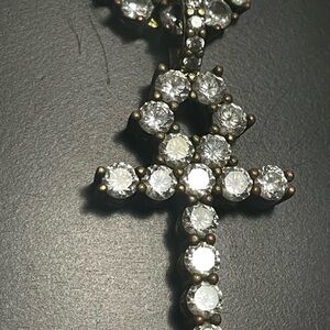 Rare Antique GG Latin Cross Necklace